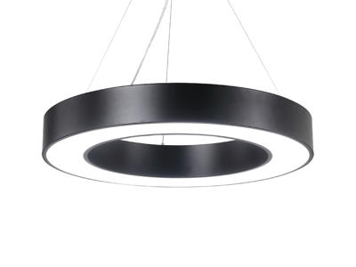 Circle BIG LED lampe Ø:40. SORT