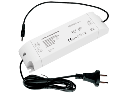 LED driver 24V 40W. Triac/Push dæmpbar. inkl. AC adapter og DC stik HAN (35135)