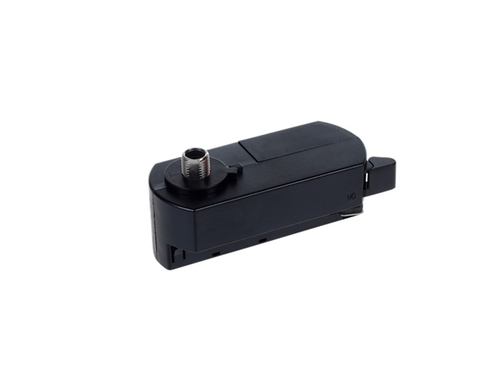 Slim Track Rail adapter 1-faset – sort