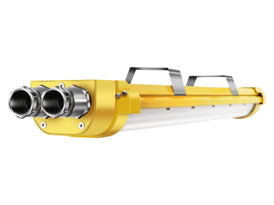 ATEX LED armatur 40W 60 cm. dæmpbar. NW. IP65. 1-10V dæmp