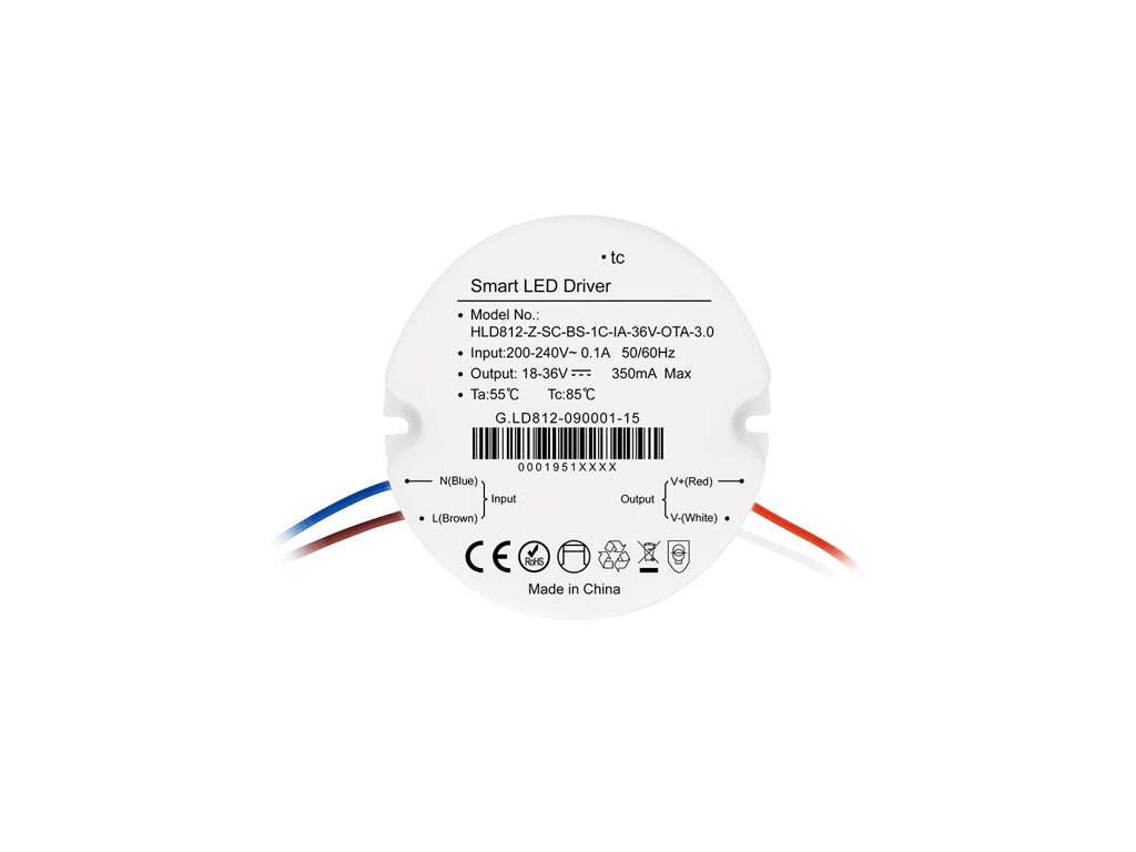 ZigBee 3.0 13W CCT LED driver med CCT skift
