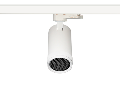 LED Honeycomb Soft Zoom skinnespot 10W – hvid – CRI90 – 3-faset