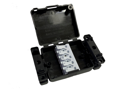 Junction-box for 5 ledninger ind/ud