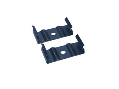 Clips. sort. for 30x10 alu-skinne for LED strip (pr.stk.)