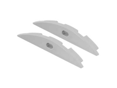 Endestykke sæt til APK209 (2 stk.) 1m/hul 1u/hul GRÅ