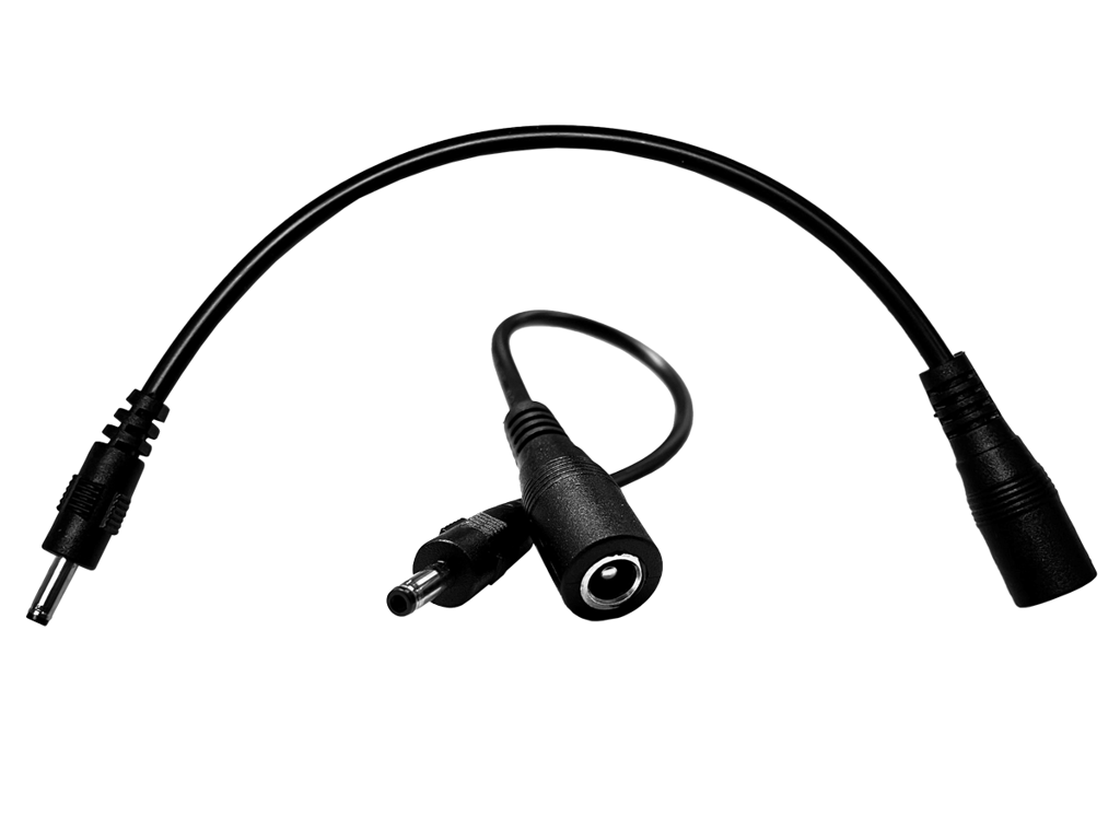 Trafo-adapter. stor til lille rundstik