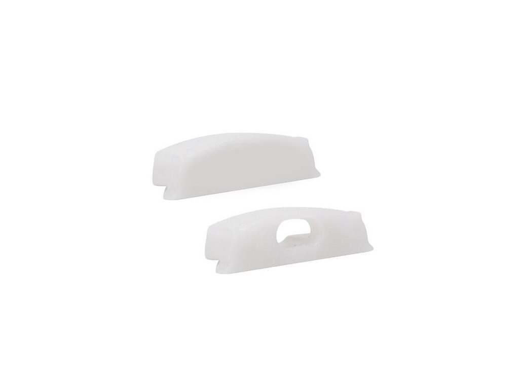 Endestykke sæt til APK217 (2 stk.) 1m/hul 1u/hul HVID