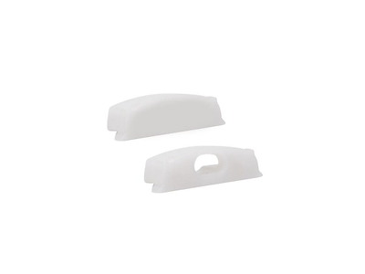 Endestykke sæt til APK217 (2 stk.) 1m/hul 1u/hul HVID