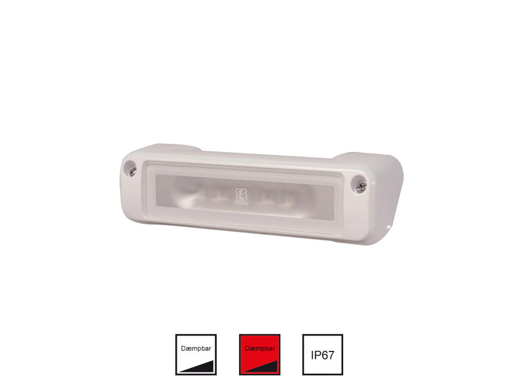 Perimeter hvid/rød dim 10-30v