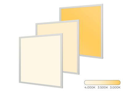 PureLED 60x60 panel 32W. 3x CCT (Backlit)