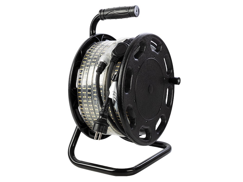 LEDWISE WORK light LED strip 230V tromle 25m. IP65. 4000K