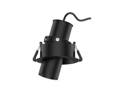 Telescope LED Downlight 10W Dæmpbar. Sort