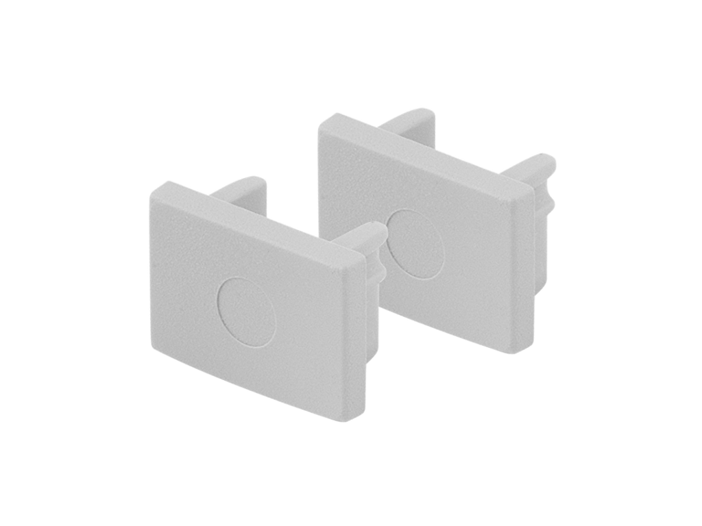 Endestykke sæt til APK207 (2 stk.) 1m/hul 1u/hul GRÅ