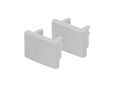 Endestykke sæt til APK207 (2 stk.) 1m/hul 1u/hul GRÅ