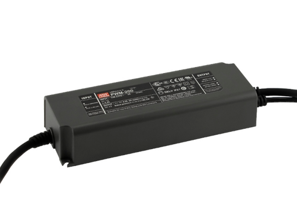 Mean Well DALI dæmpbar LED trafo 200W 48V DC