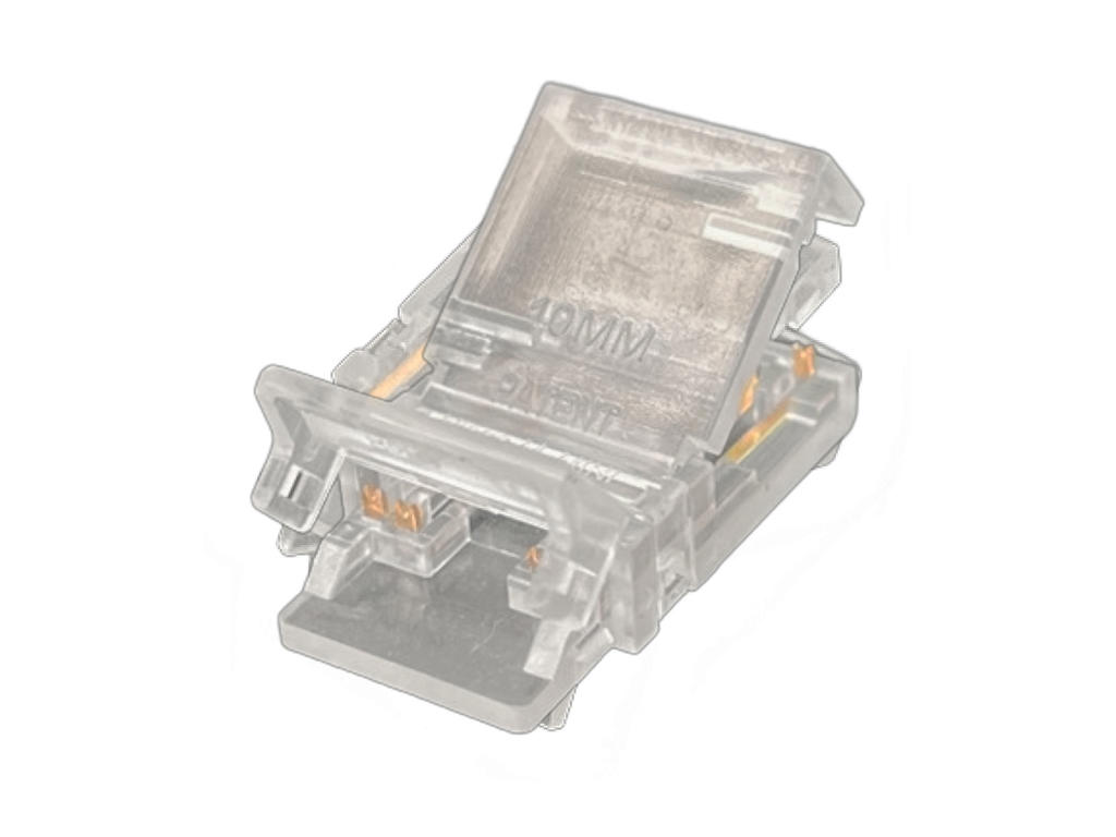 Adapter for LED strip L-mellemled 10mm. singlecolor COB/SMD