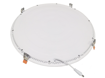 LED TrueColor indbygningspanel ø:400mm. 30W. NW