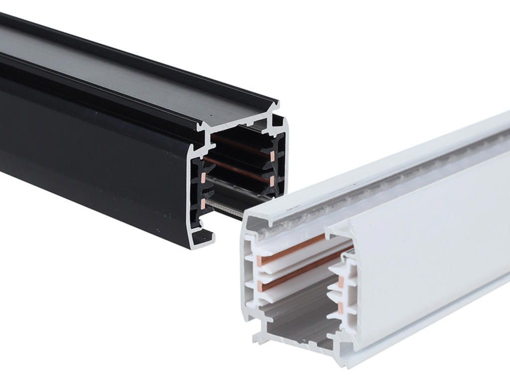 3-fasede Track-skinner – sort eller hvid + tilbehør