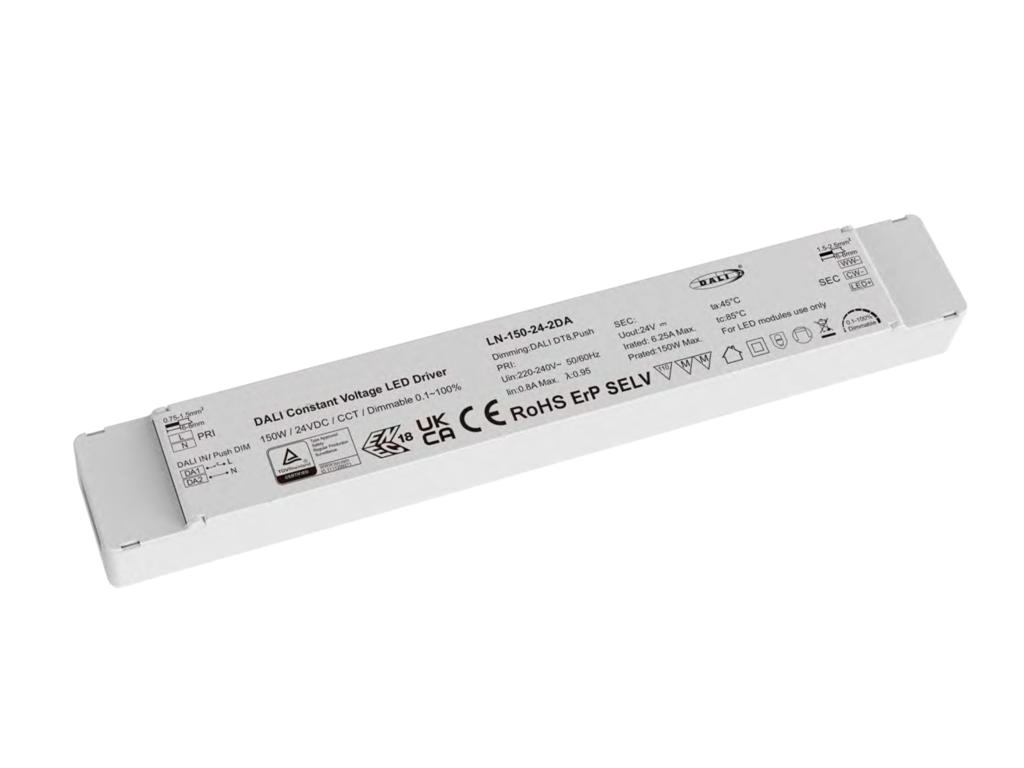 LED Driver 150W DALI DT8/PUSH/CCT. 24V DC