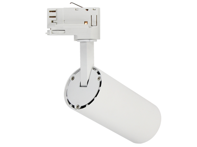 GU10 3-faset track-light adapter – hvid