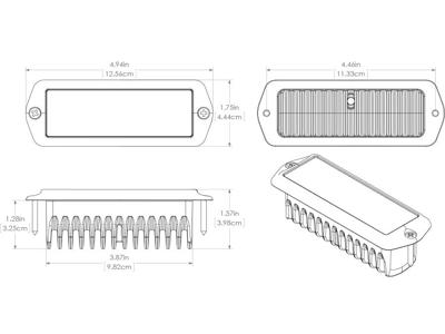 Capri LT planmonteret dæklys