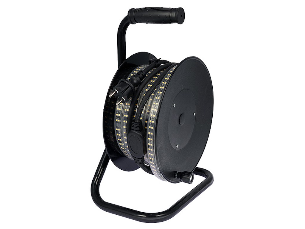 LEDWISE WORK light LED strip 230V tromle 15m. IP65. 4000K