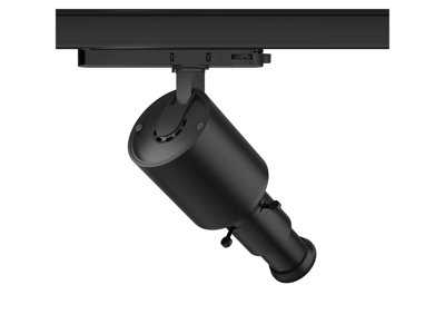 LED HYRO skinnespot 20W – justerbar lysvinkel – sort – 3-faset