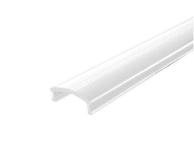 Cover 100 cm. for aluskinne 17x7 mm. semi-transparent