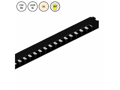 ALYCE LED modul 864mm. UGR<16. SORT/SORT. 3000k. 60° CRI>90