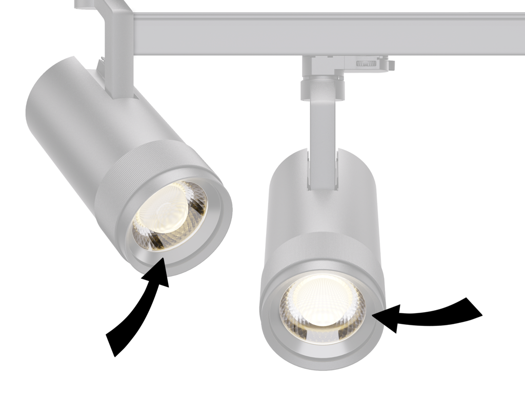 Linse for A1 LED skinnespot. wide flood/wall washer