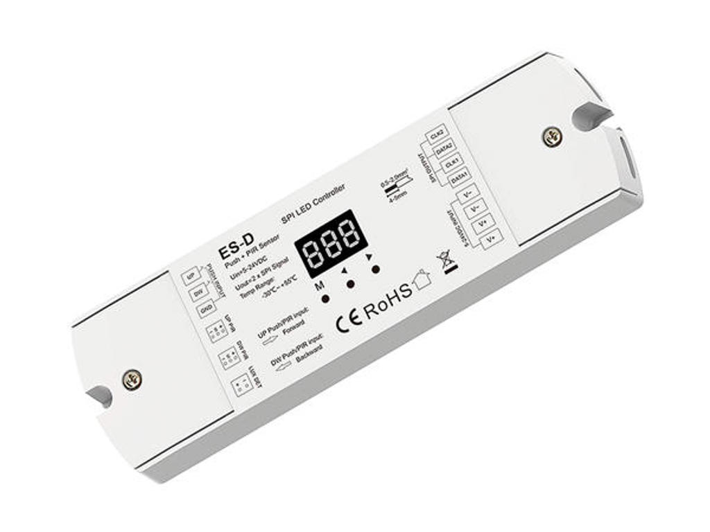 Dual PIR sensor + Dual Push button SPI controller