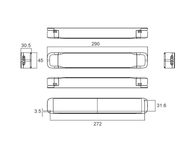 Eaglerise LED driver DALI-2/PUSH.  80W 24V