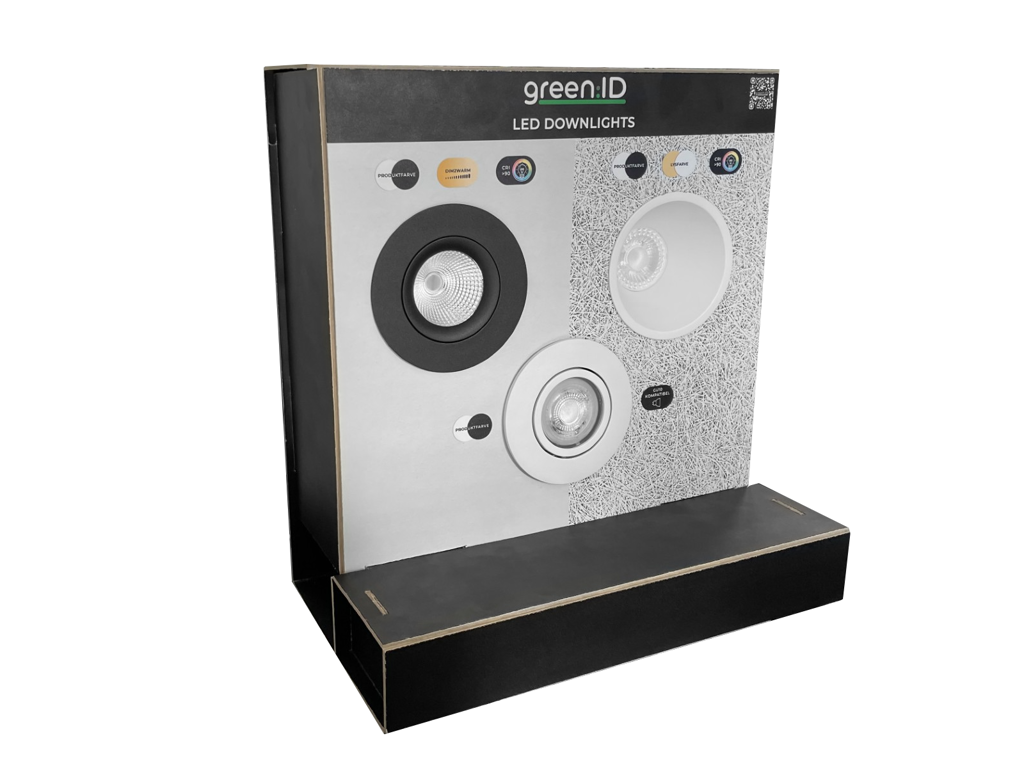 Borddisplay LED m. downlights