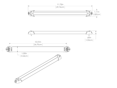 Rail2. Universal RGBW lysskinne