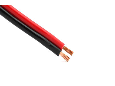 Tvillingkabel 2x1.5 rød/sort 50 m.