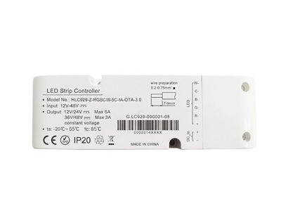 ZigBee 3.0 CV controller, RGBCCT/5-kanals 12/24/36/48V