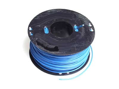 Ledning. blød blå 1.5mm 100 m.