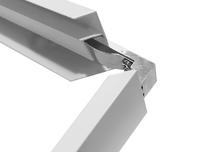 Click påbygningsramme for 60x60 backlit-panel