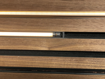 Rota-Lux drejebar LED indbygningsskine 30 cm. 24V 2700K. Sort