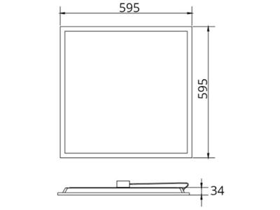 Pragmalux Sigma G2 LED panel (back-lit) 60x60 NW+WW