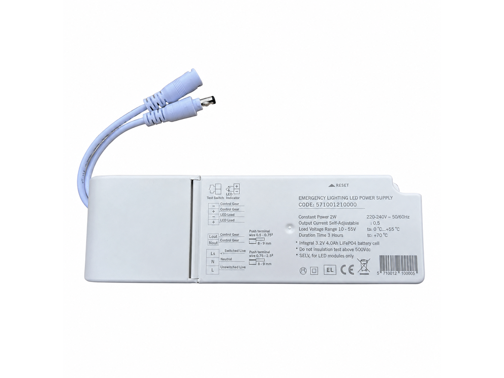 Nødbelysningsmodul (Emergency Backup) til LED-panel