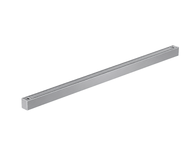 LED SQUARE armatur GRÅ. 40W. 3XCCT. UGR<19. 120 cm.