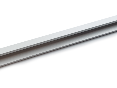 Træskinne for indirekte lys - Skyggeliste. hvidlakeret. 64 cm.