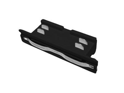 Track Rail samlestykke – 3-faset – sort