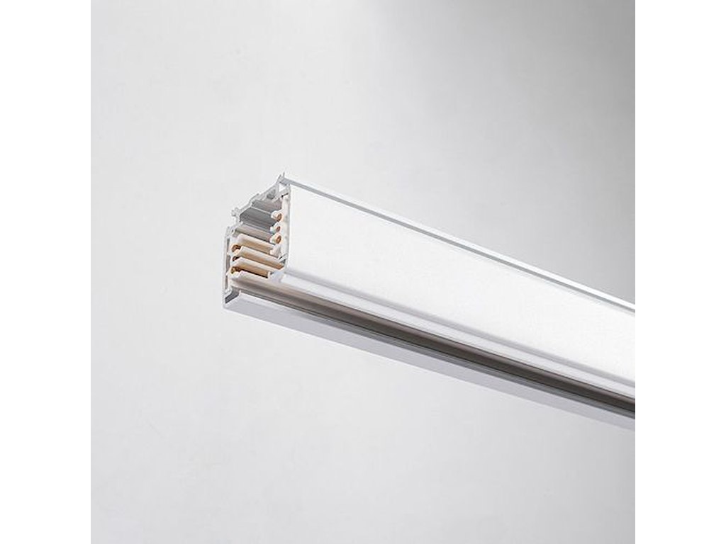 PRO Track Rail Højre tilslutning+endestykke. DALI. HVID