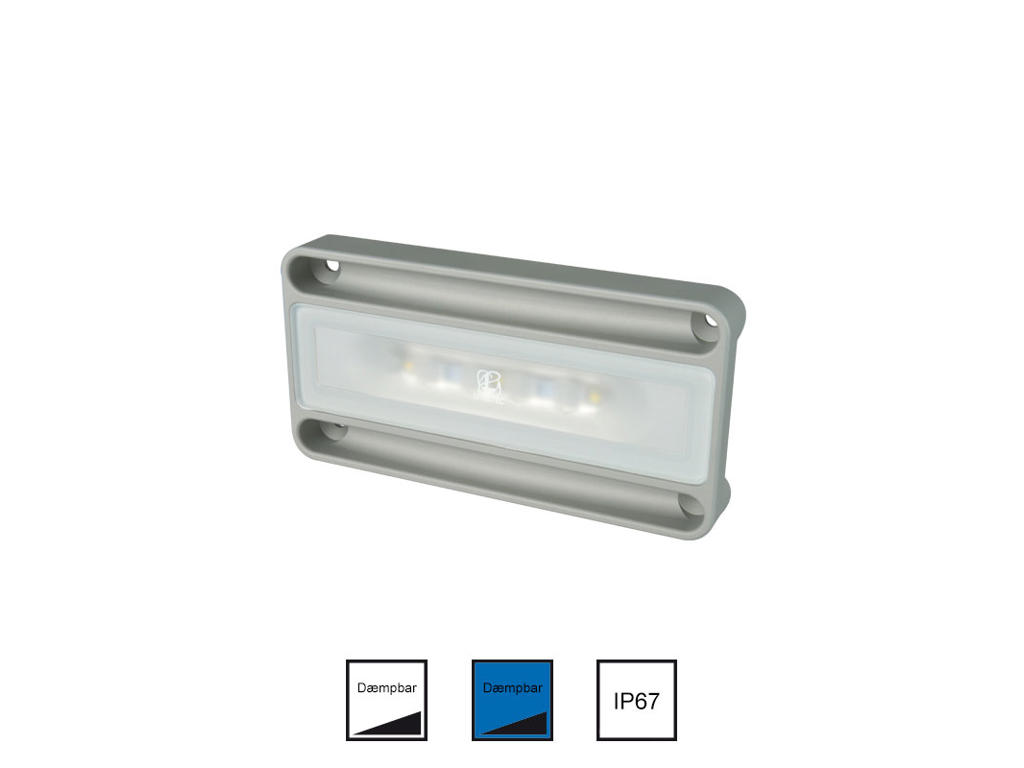 Nevis. hvid/blå dim påb.10-30v