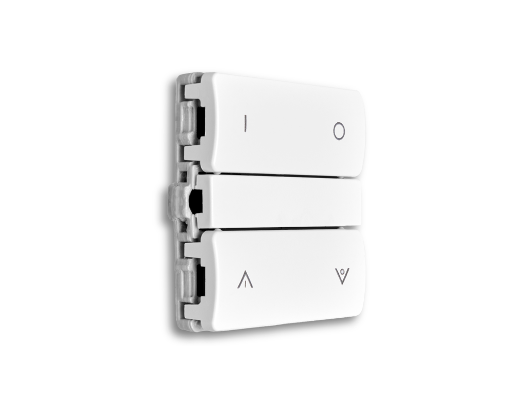 Casambi batteritryk inkl. gravering på tangenter - hvid