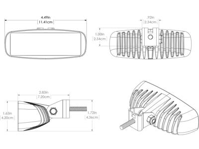 Led dæklys Caprera LT