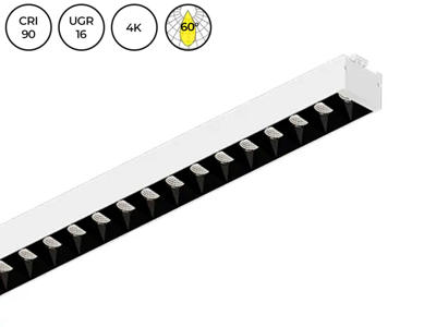 ALYCE/HERA LED modul 150 cm. UGR<16. SORT. 4000k. 60° CRI>90