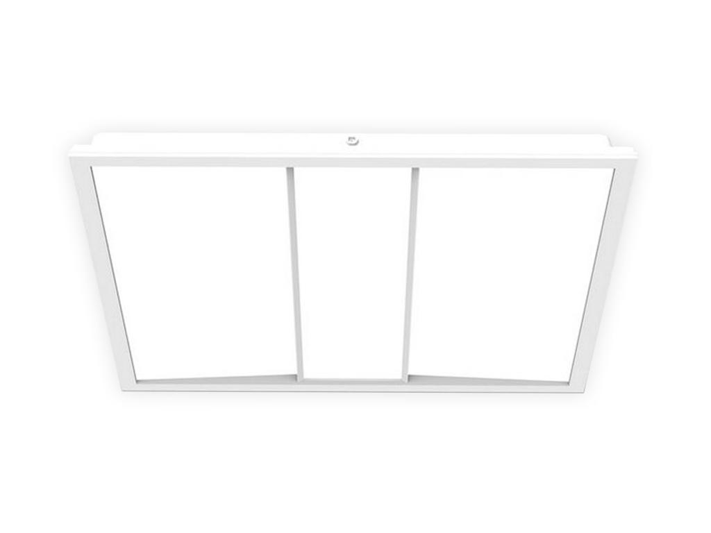 LED troffer 595x595 mm. 40W. WW+NW omskifter. inkl. 1-10V dæmpbar driver